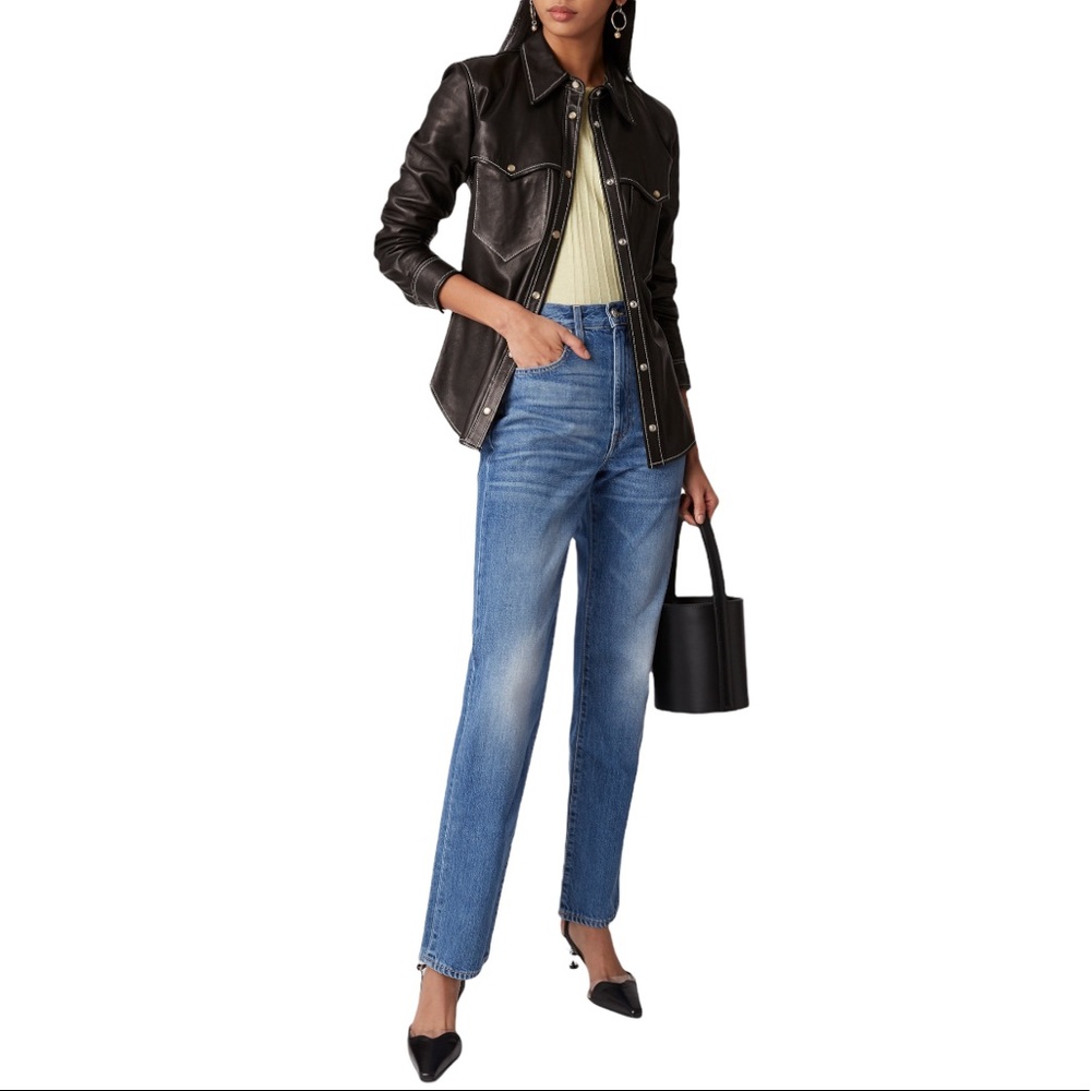 SLVRLAKE London High Rise Straight Leg Jean 29